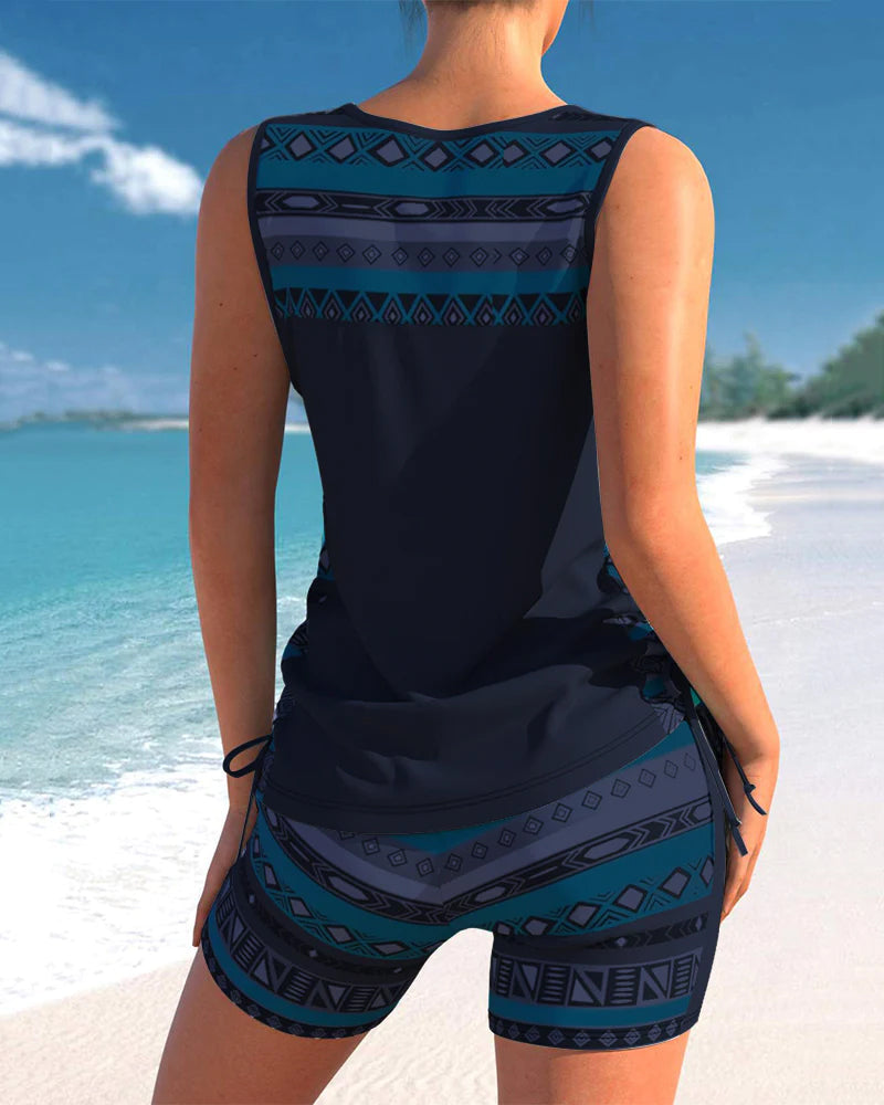 Out-Shine | Print Tankini Set