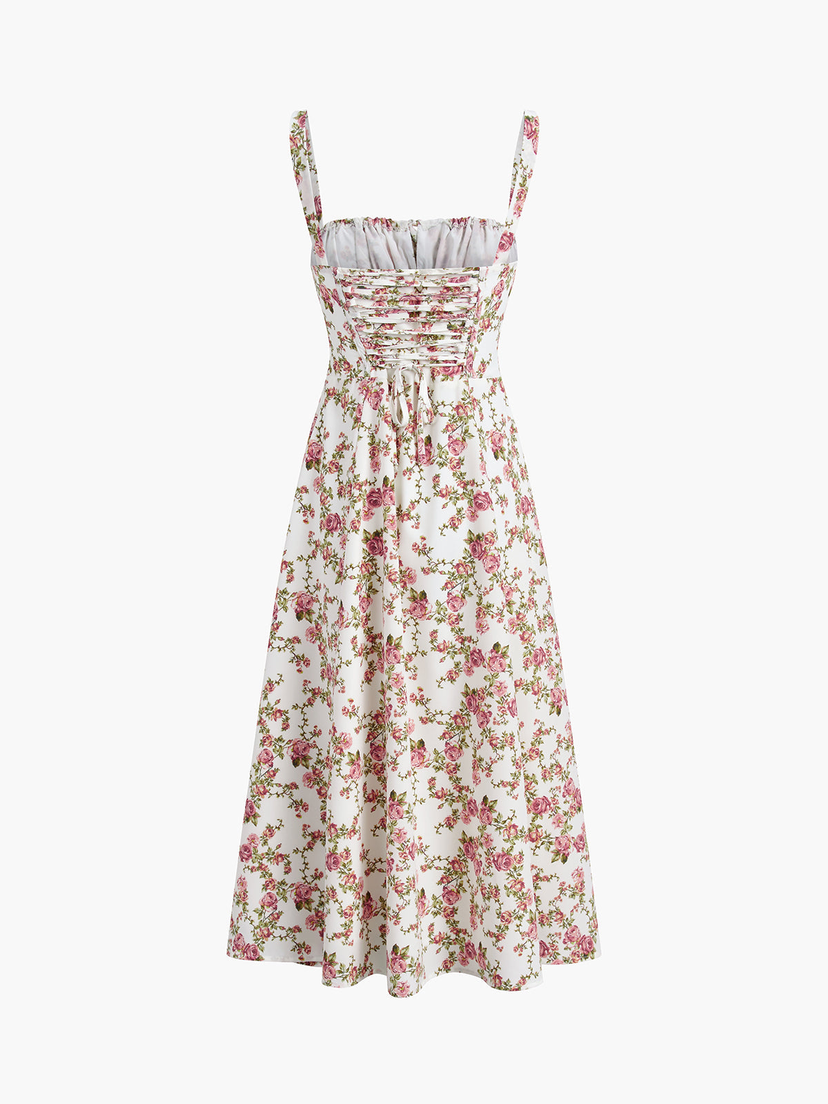 Out-Shine | Rosebud Floral Midi Sundress For Women
