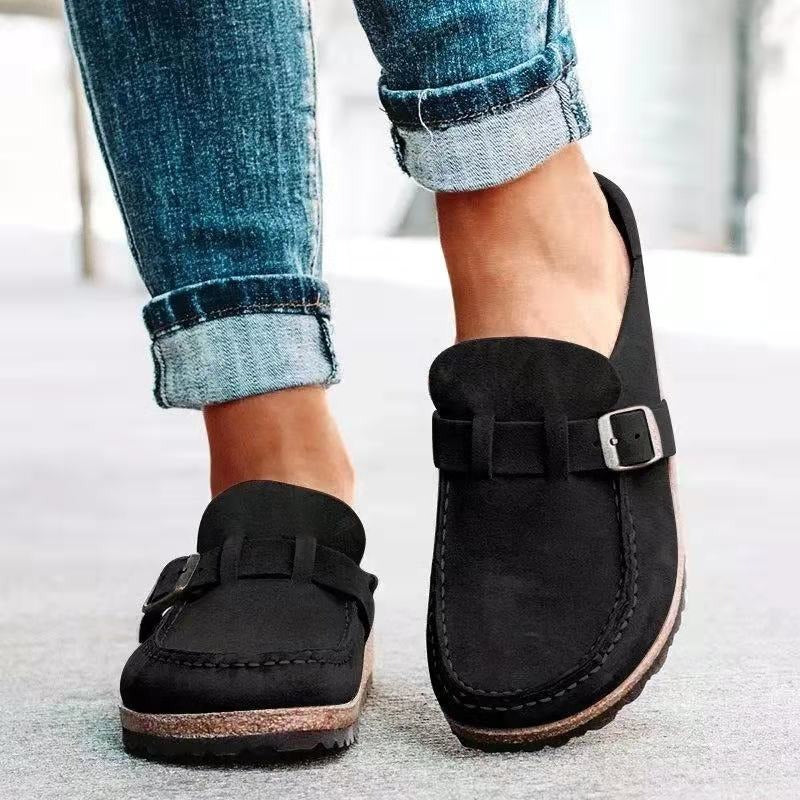 Out-Shine | Retro Suede Sandals For Women