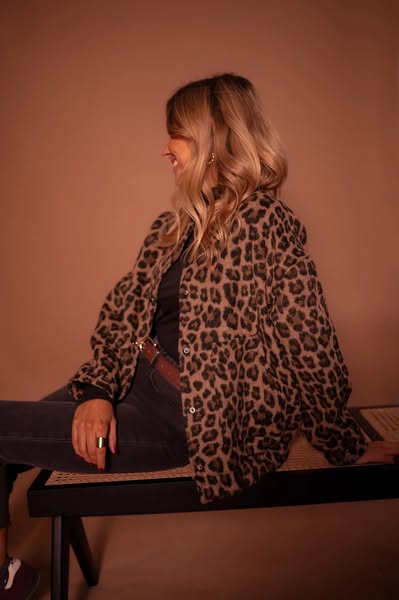 Out-Shine | The Leopard Bomber Jacket
