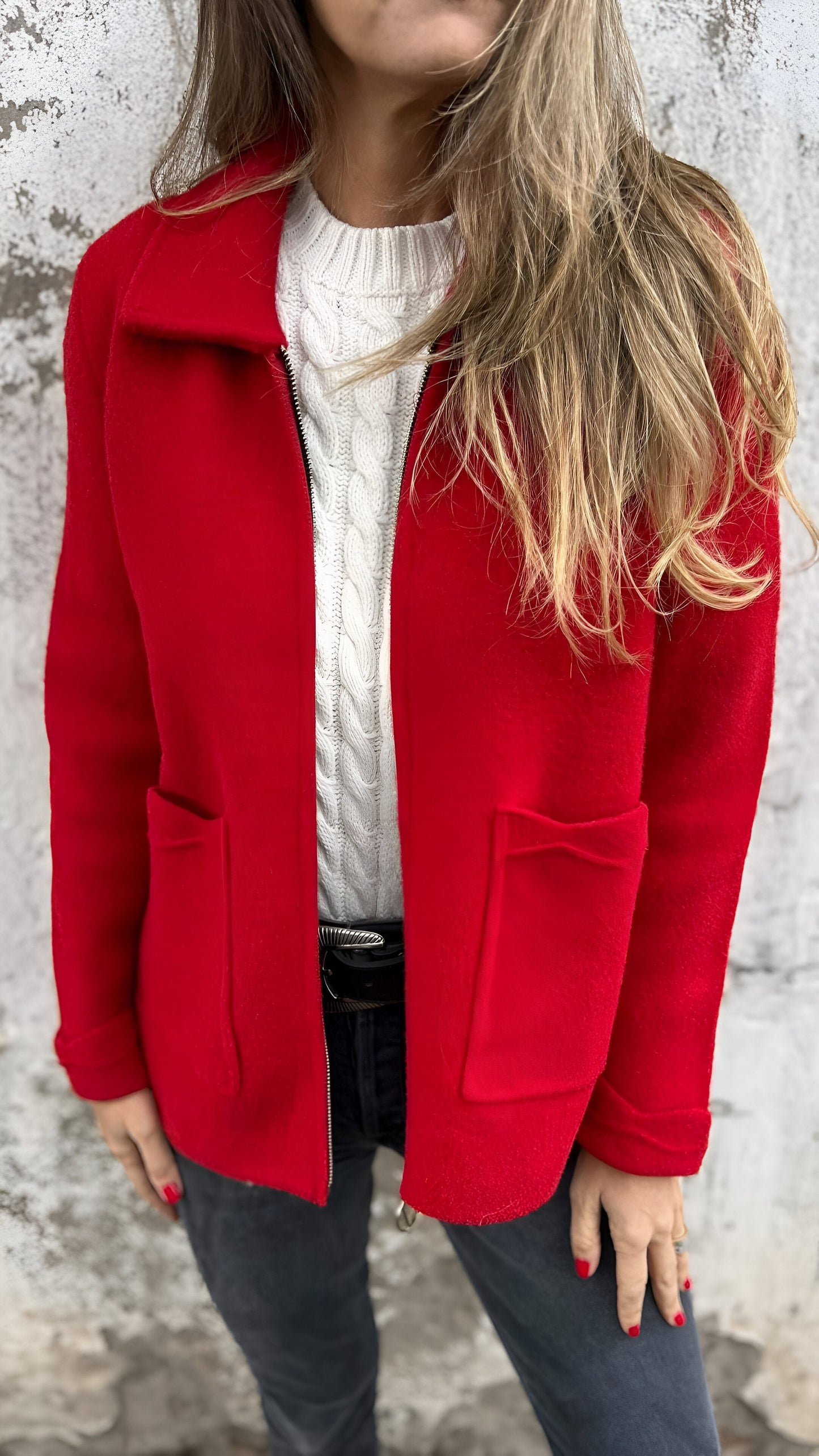 Out-Shine | Stylish Lapel Zipper Jacket