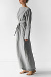 Out-Shine | Linen Wrap Maxi Dress