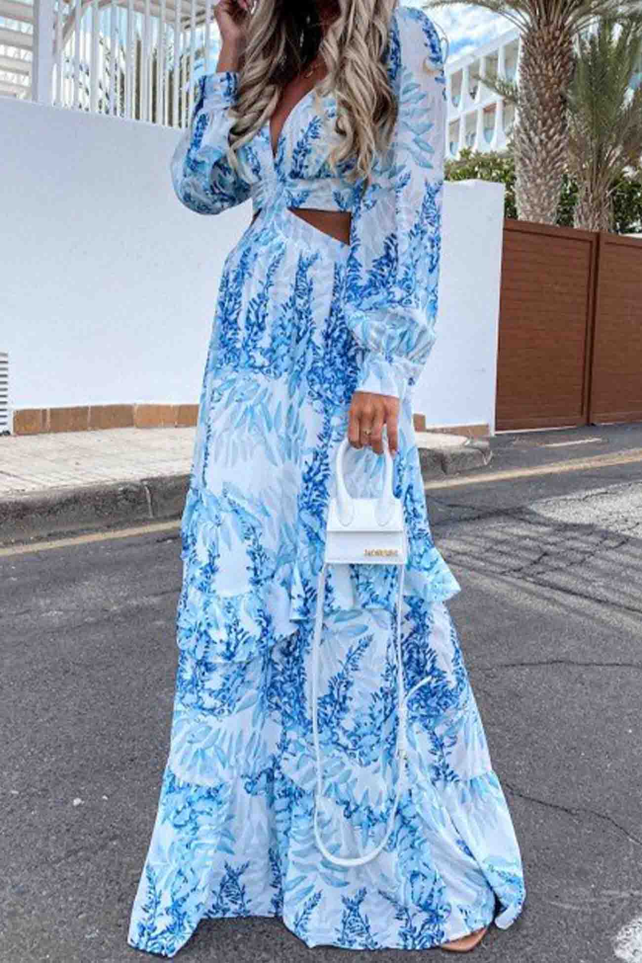 Out-Shine | Women's Cool Maxi Dress Long Sleeve