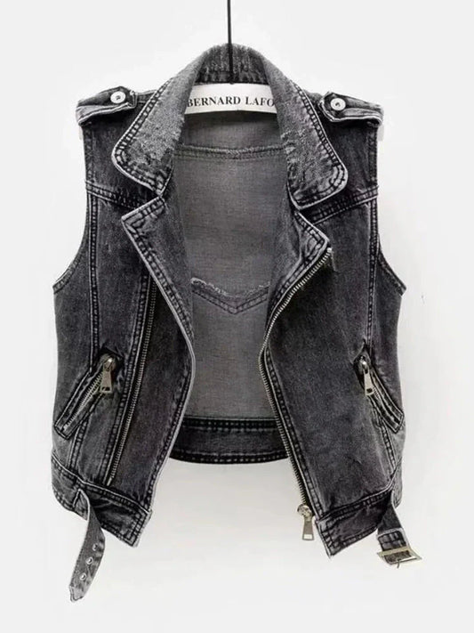 Out-Shine | Women's Denim Vest