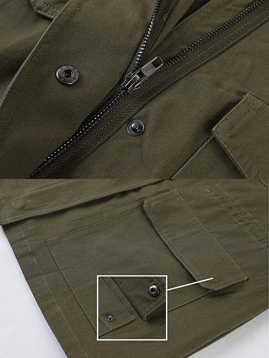 Out-Shine | Long Sleeves Standing Collar Military Coat