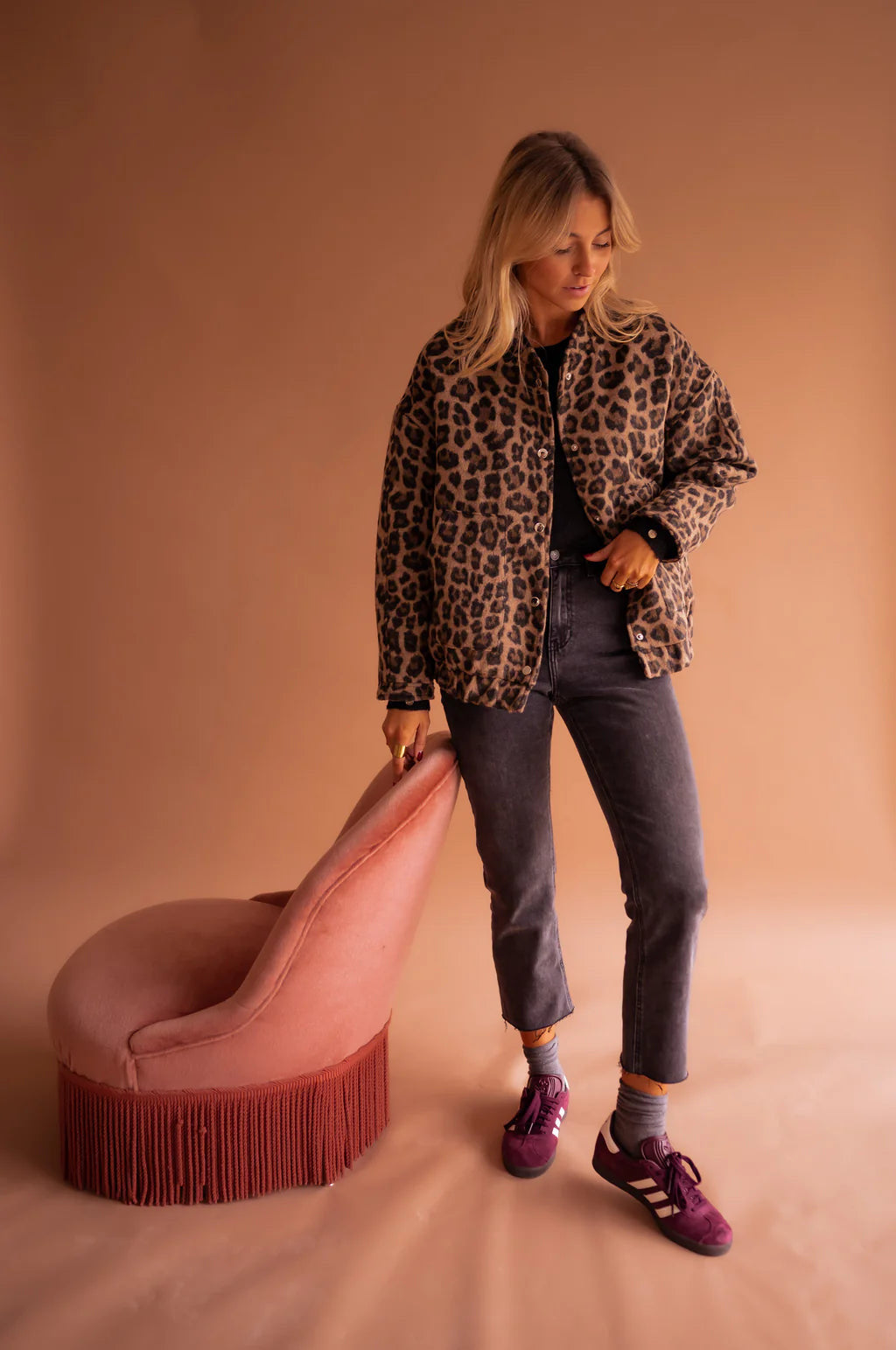 Out-Shine | The Leopard Bomber Jacket