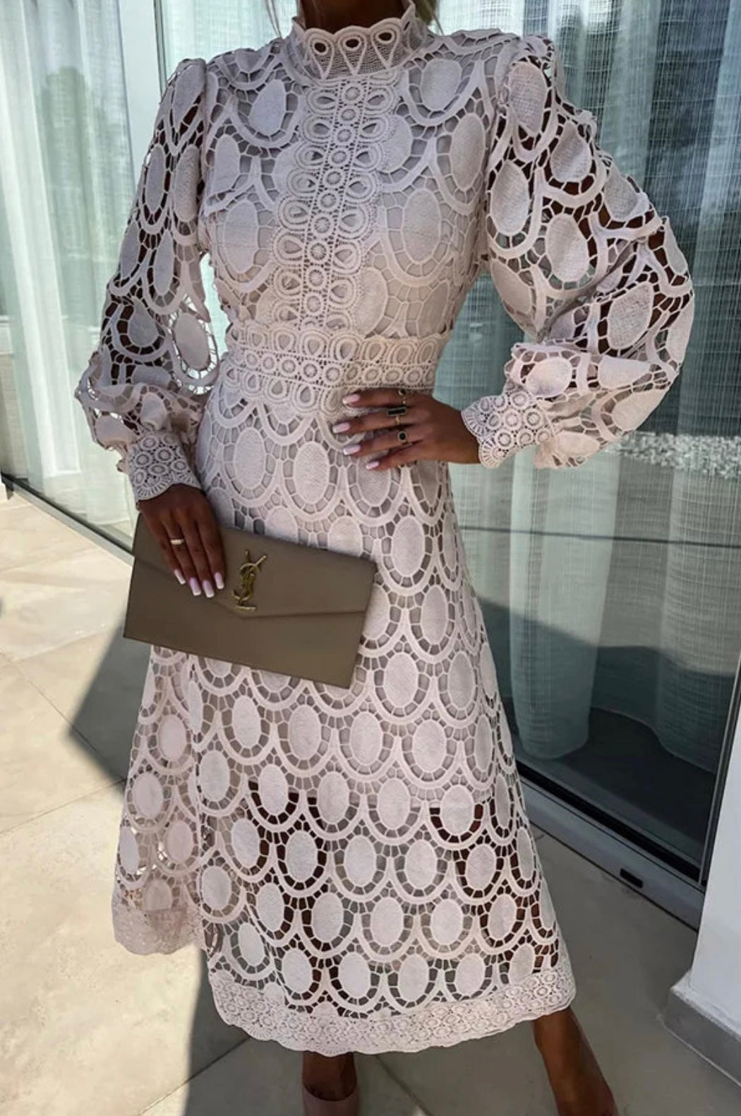 Out-Shine | Romantic Elegant Midi Dress