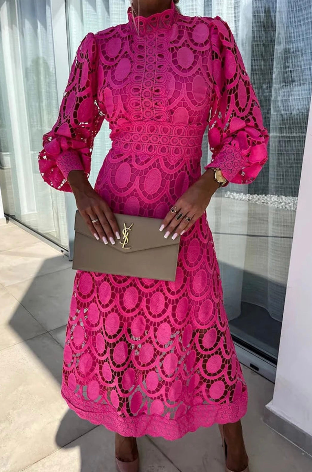 Out-Shine | Romantic Elegant Midi Dress