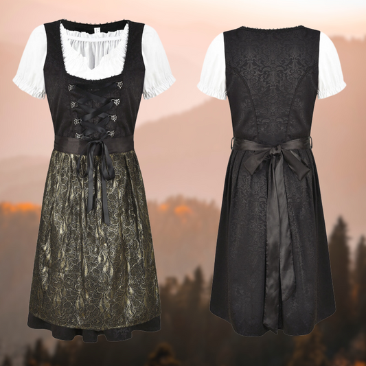 Brillar | Dirndl de manga corta