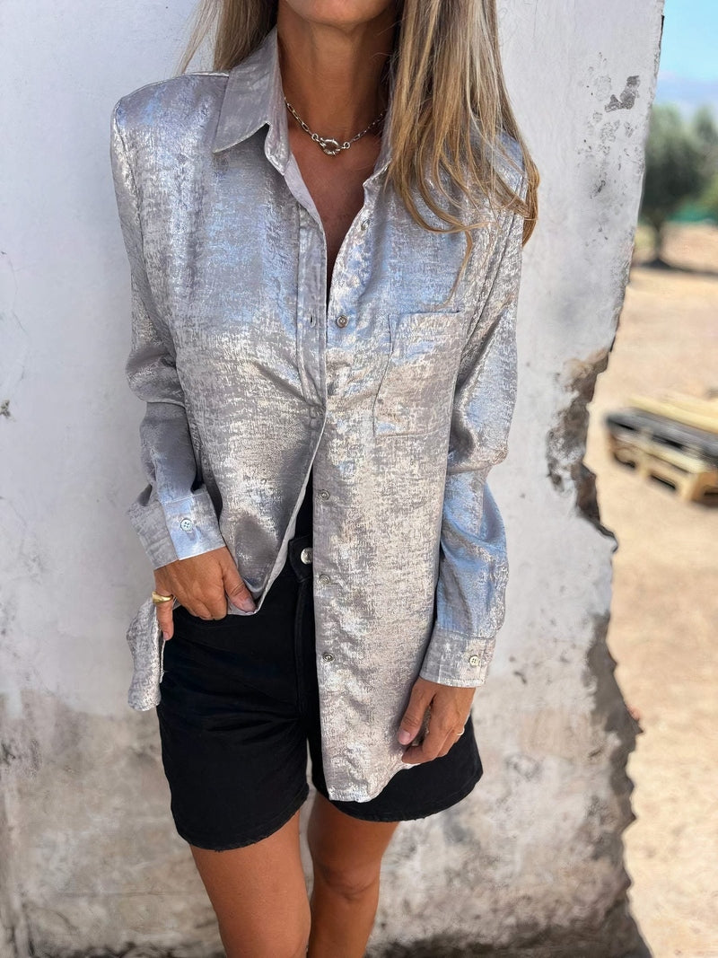 Out-Shine | Sarah Silk Blouse Luxurious Comfort & Timeless Style