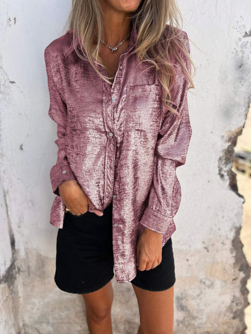 Out-Shine | Sarah Silk Blouse Luxurious Comfort & Timeless Style