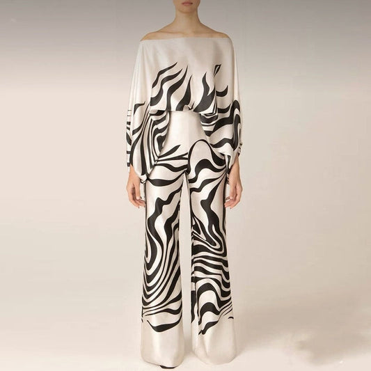 Out-Shine | Comfy Silk Summer Blouse & Pants Set for Women in Austin