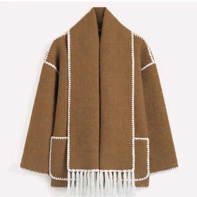 Out-Shine | Winter Coats With Scarf For Women