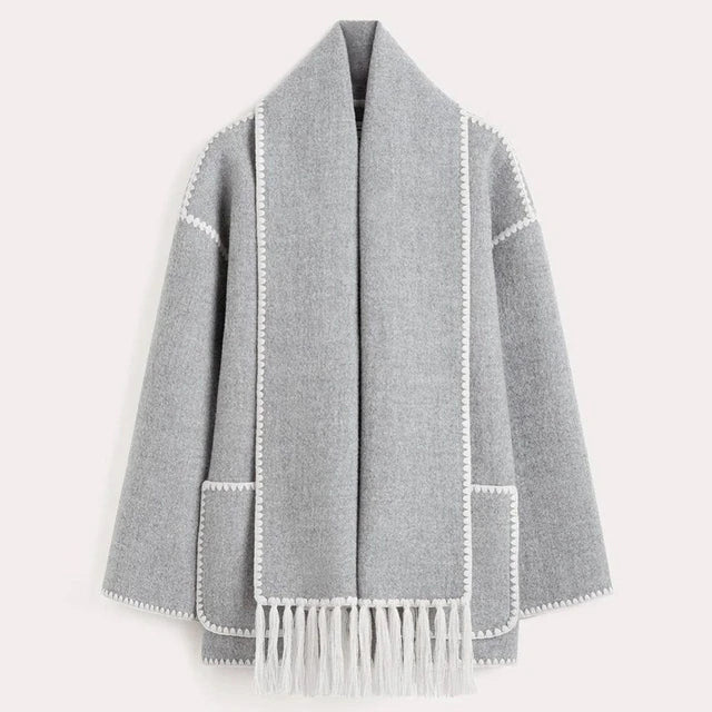 Out-Shine | Winter Coats With Scarf For Women