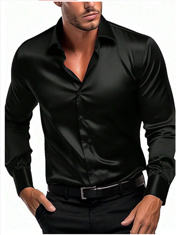 Out-Shine | Men's Black And Timeless Shirt