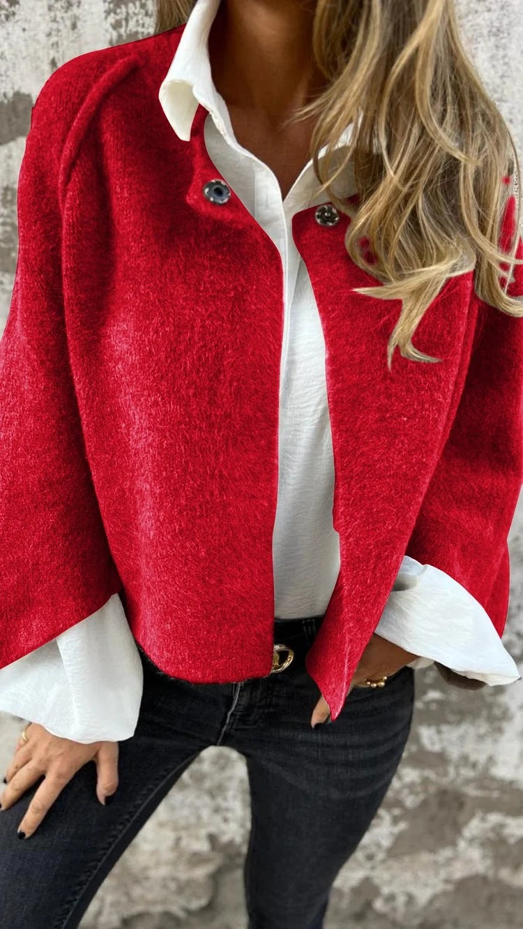 Out-Shine | Short cashmere coat
