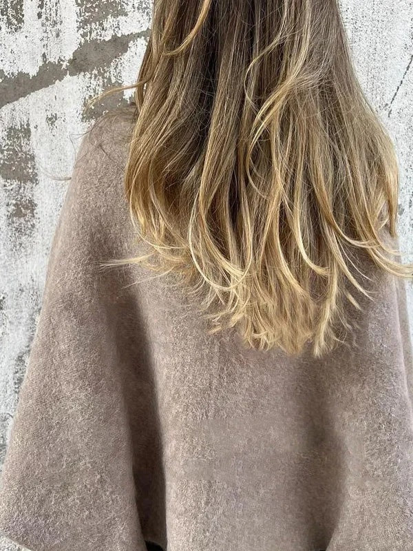 Out-Shine | Short cashmere coat
