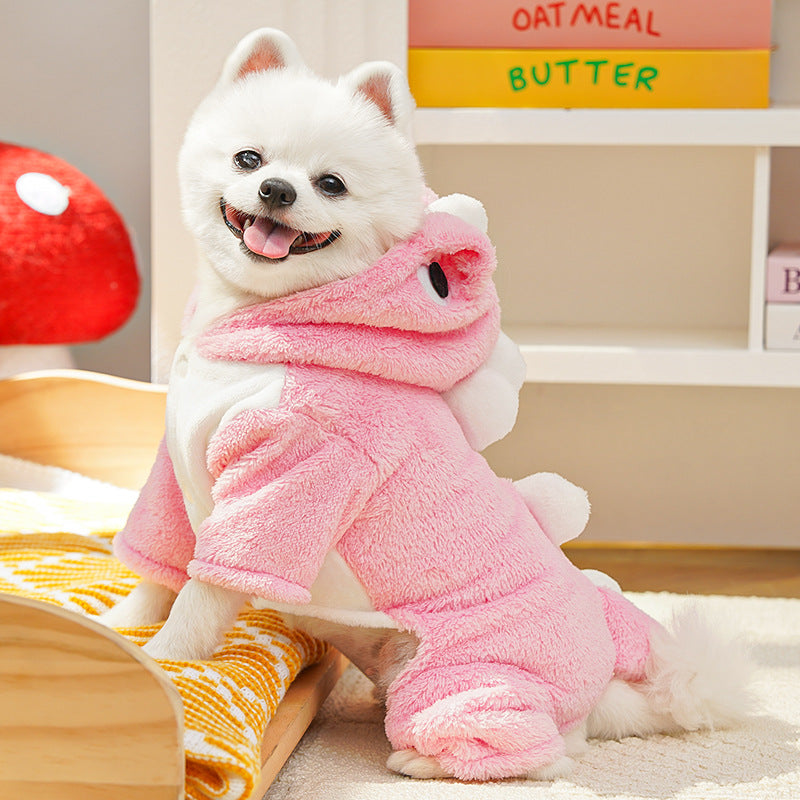 Out-Shine | Little Dinosaur Puppy Warm Clothes for Autumn and Winter