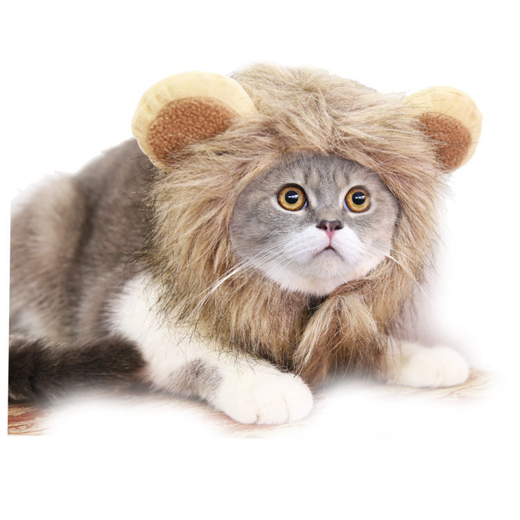 Out-Shine | Halloween Lion Hat for Dog and Cat
