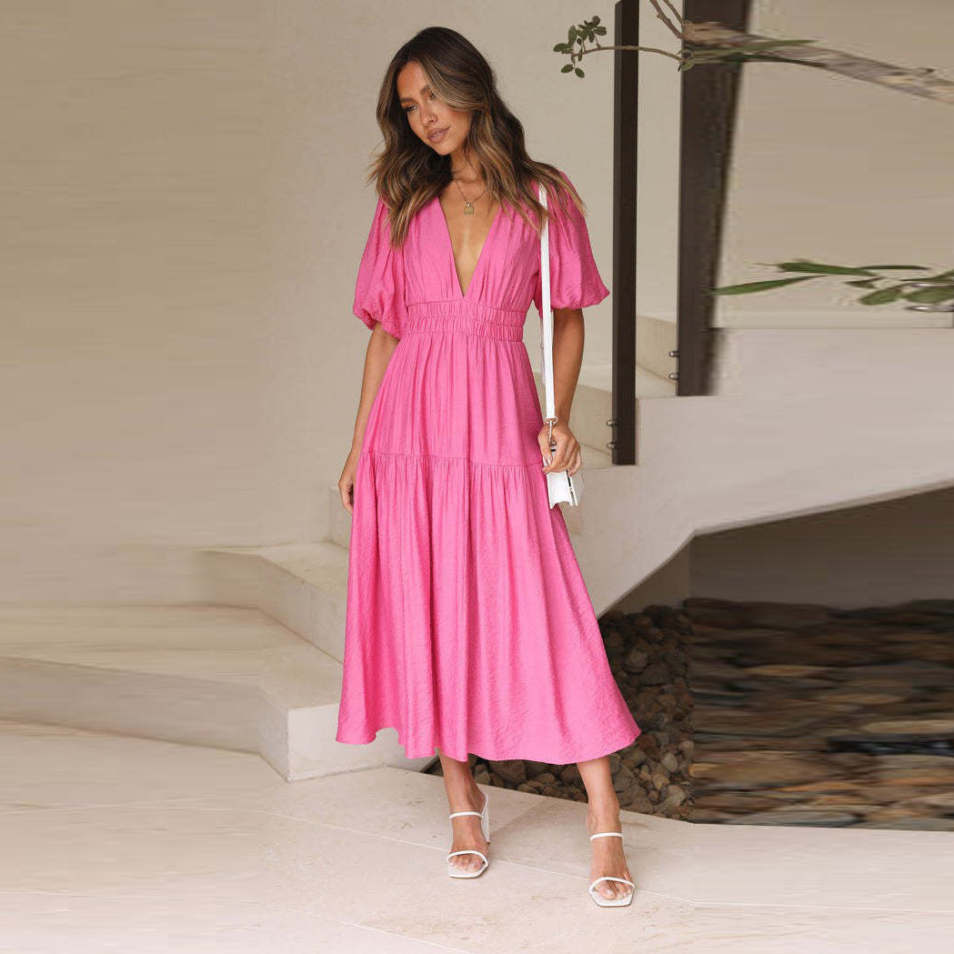 Out-Shine | Waisted midi dress