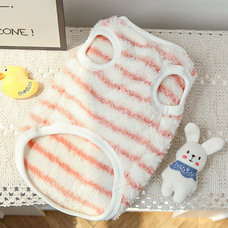 Out-Shine | Autumn and Winter Flannel Warm Small Dog Cat Vest