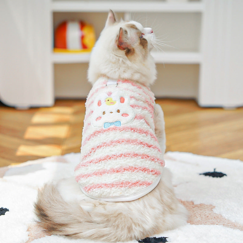 Out-Shine | Autumn and Winter Flannel Warm Small Dog Cat Vest