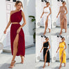 Out-Shine | Chic Split Hem Maxi Two Part Set