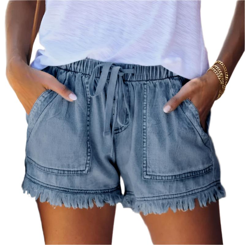 Out-Shine | High-Waist Denim Shorts