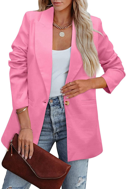 Out-Shine | Double Row Blazer With Raked Sleeves And Bags