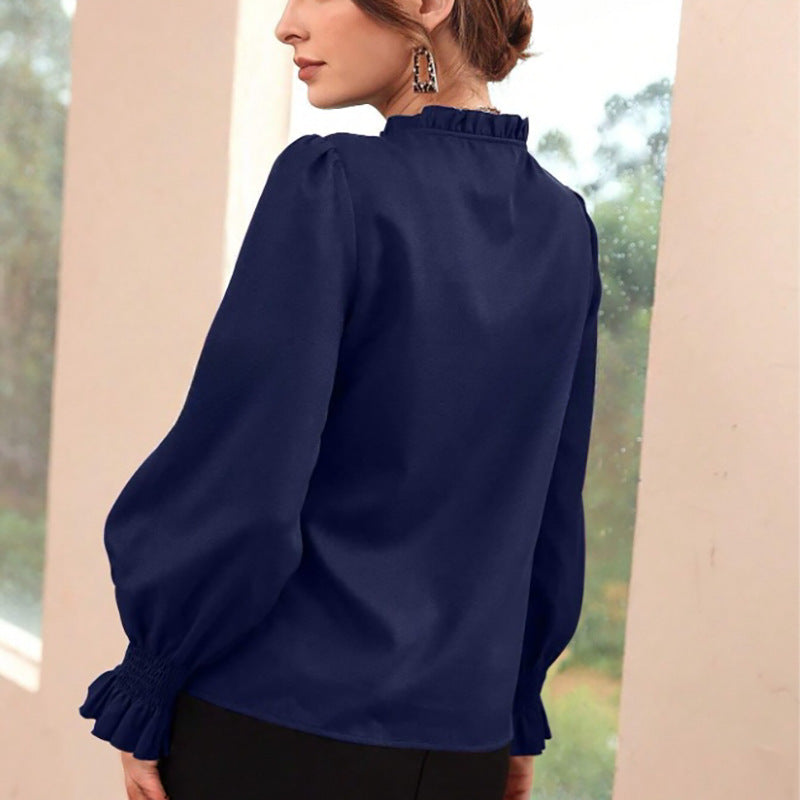 Deslumbra | Camisa de manga larga de satén