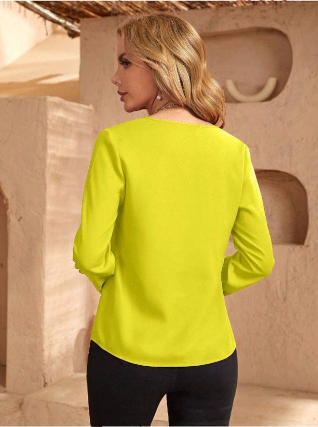 Out-Shine | Ladies Satin Silk Shirt