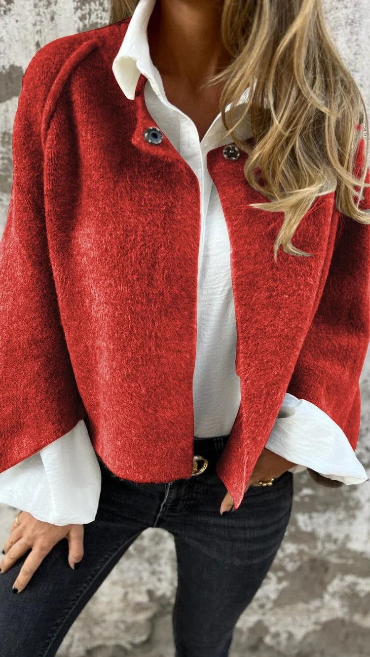 Out-Shine | Short cashmere coat