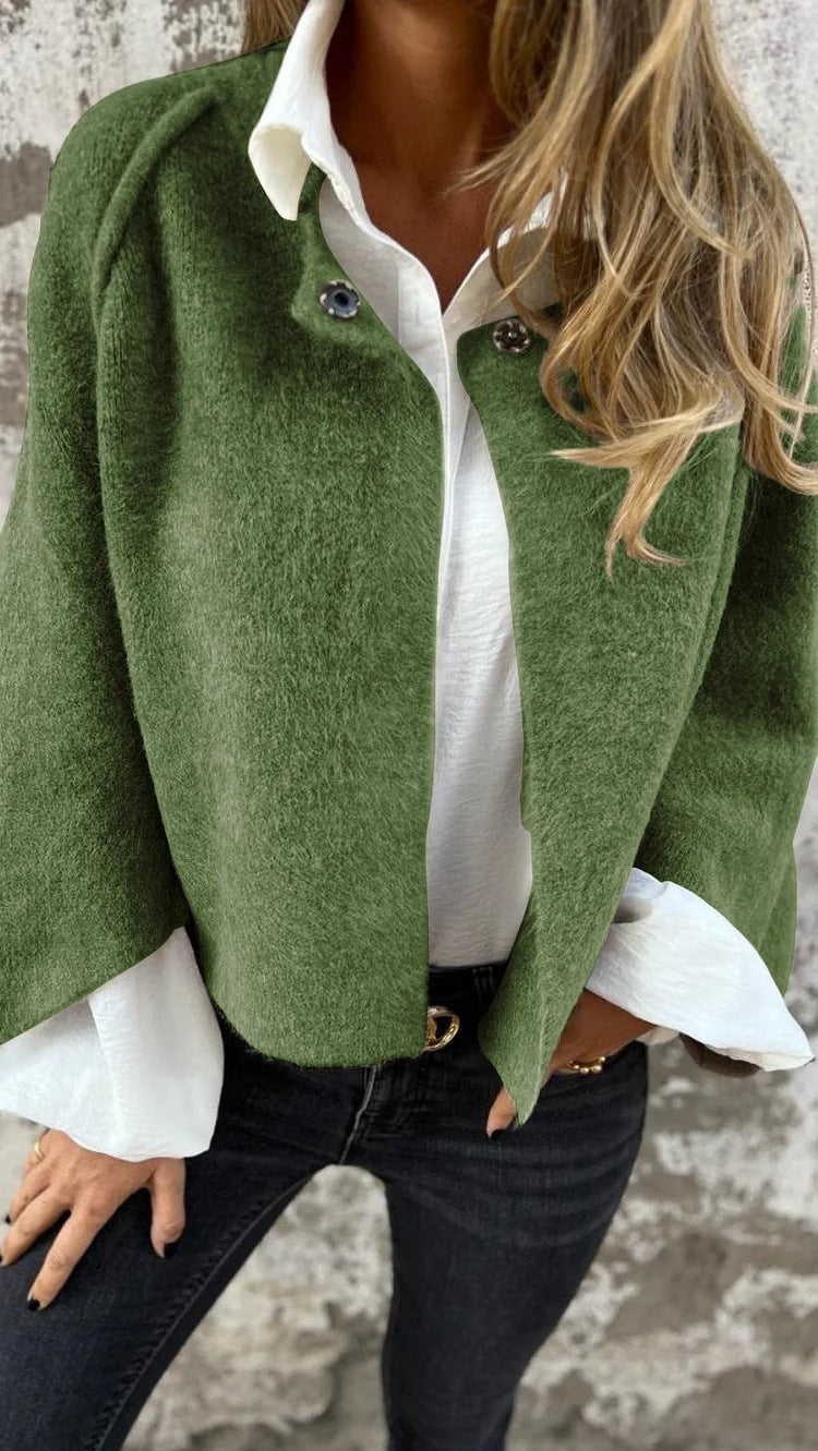 Out-Shine | Short cashmere coat