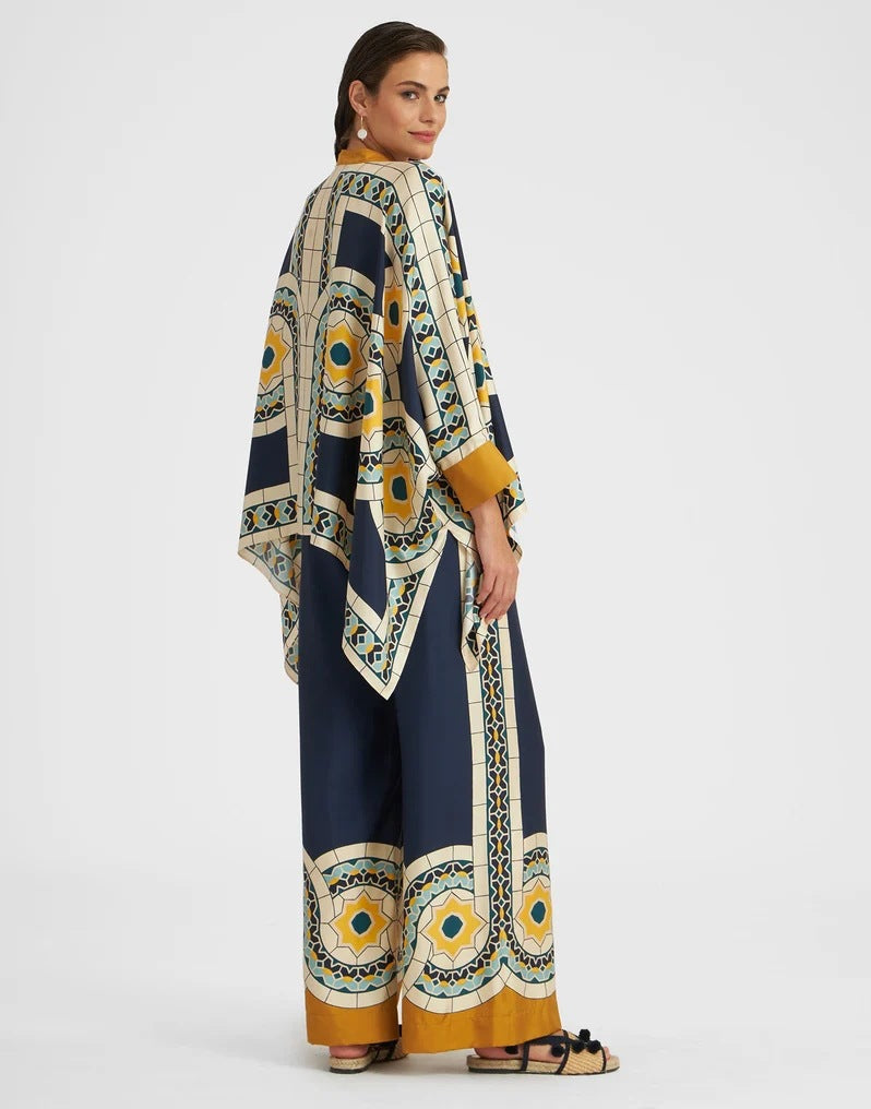 Out-Shine | Standing Collar Top And Pants Set