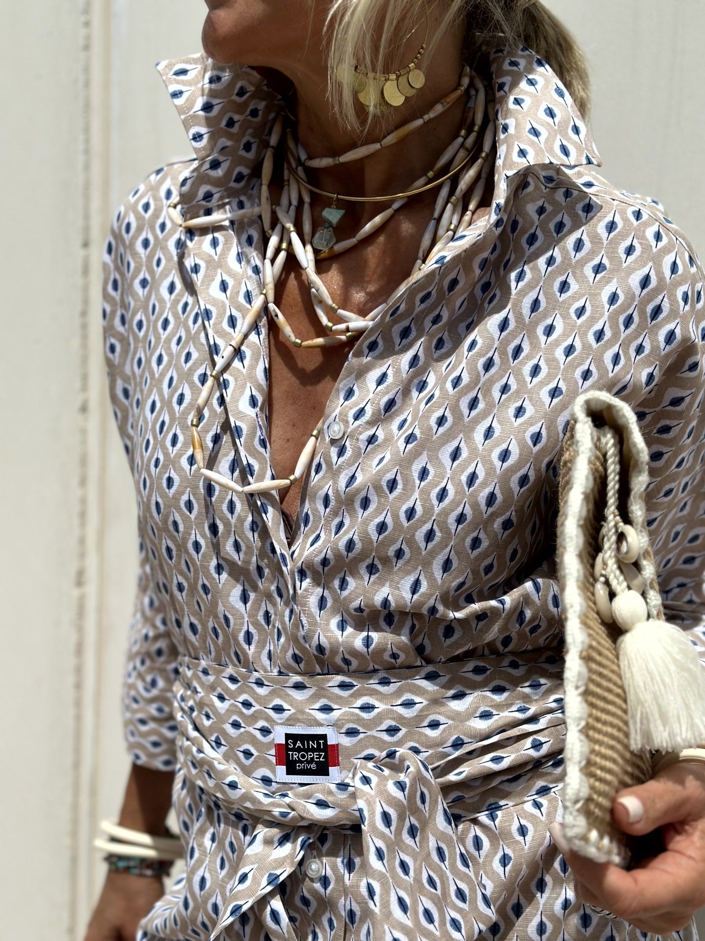 Deslumbra | Vestido camisero a rayas para mujer