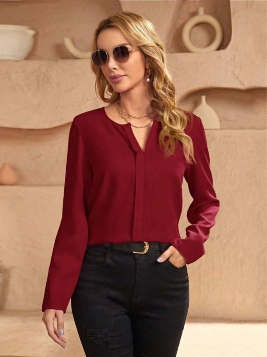 Out-Shine | Ladies Satin Silk Shirt