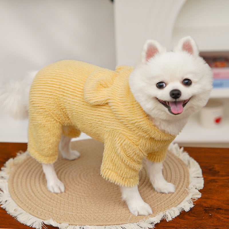 Out-Shine | Autumn and Winter Fluffy Pet Clothing