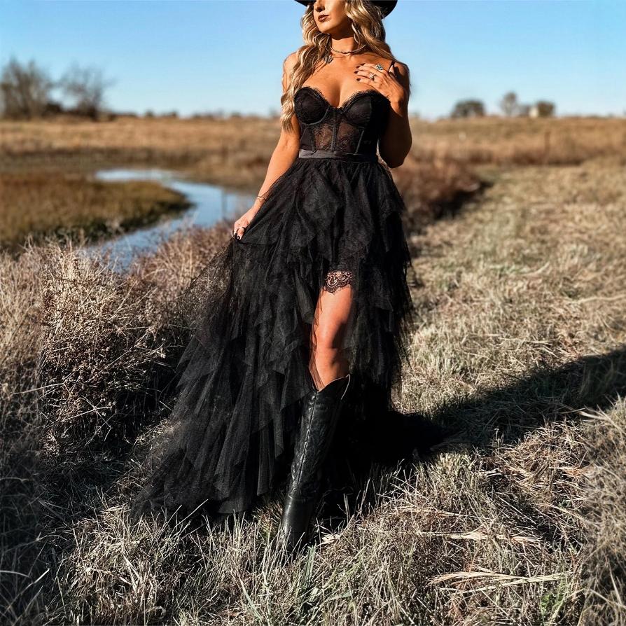 Out-Shine | Stretchy Herring Mesh Lace Pure Desire Maxi Dress