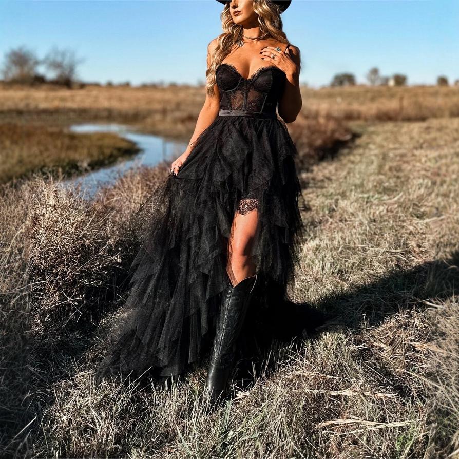 Out-Shine | Stretchy Herring Mesh Lace Pure Desire Maxi Dress