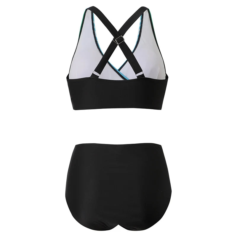 Out-Shine | Push-Up Holder Bikini Set With High Waist For Women