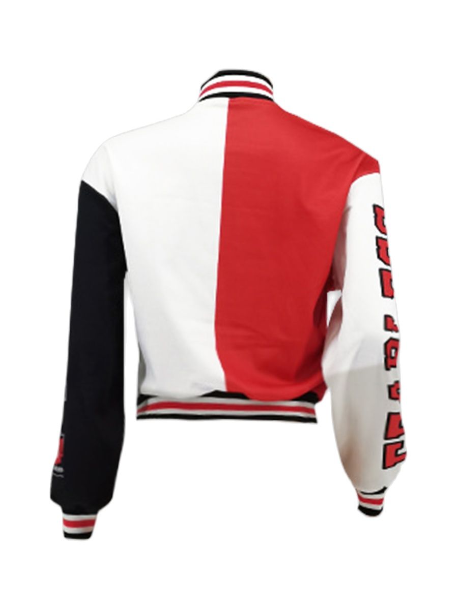 Out-Shine | Letter Print Varsity Jacket for Women