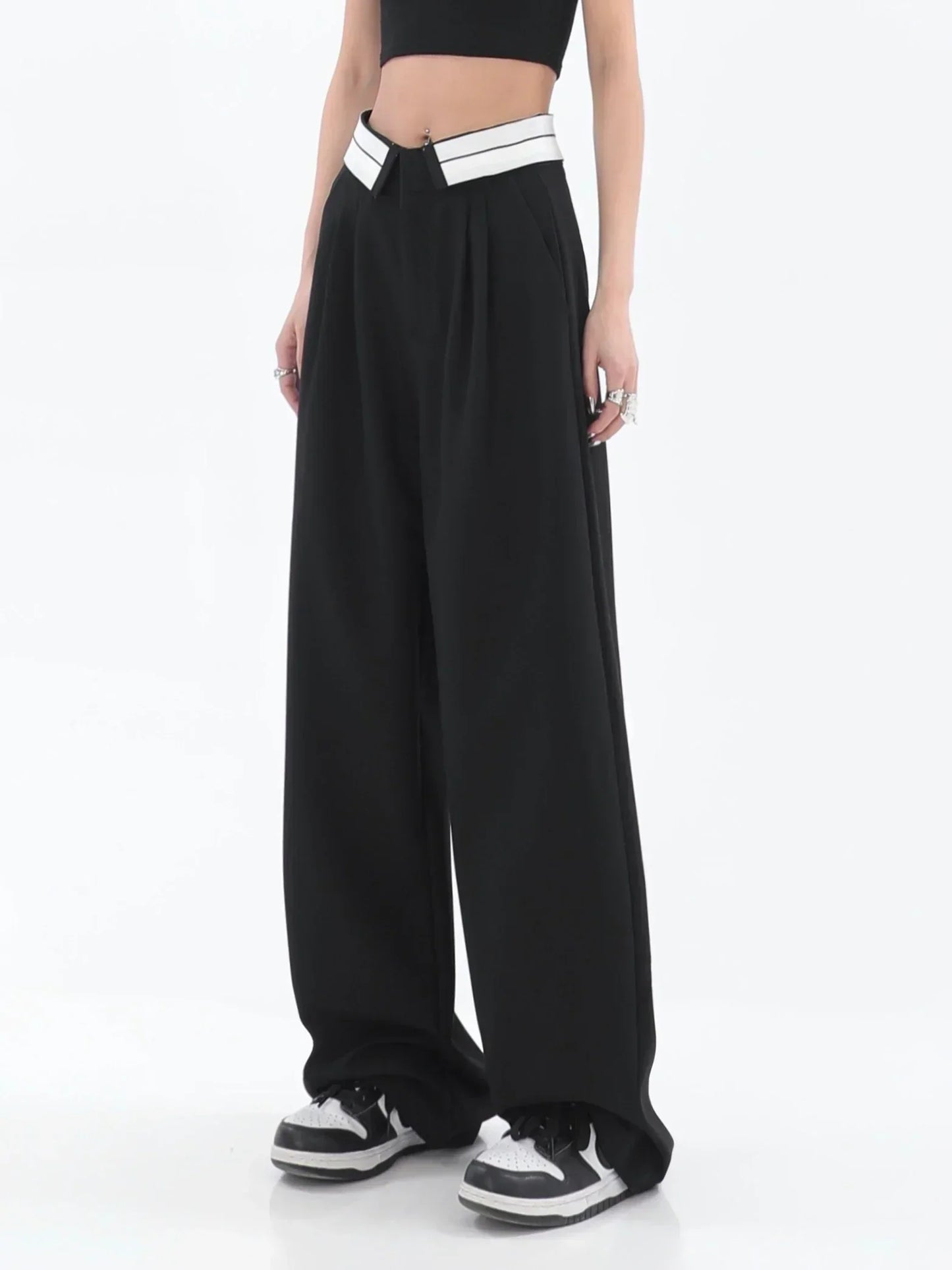Out-Shine | Wide - Leg Pants With High Waist
