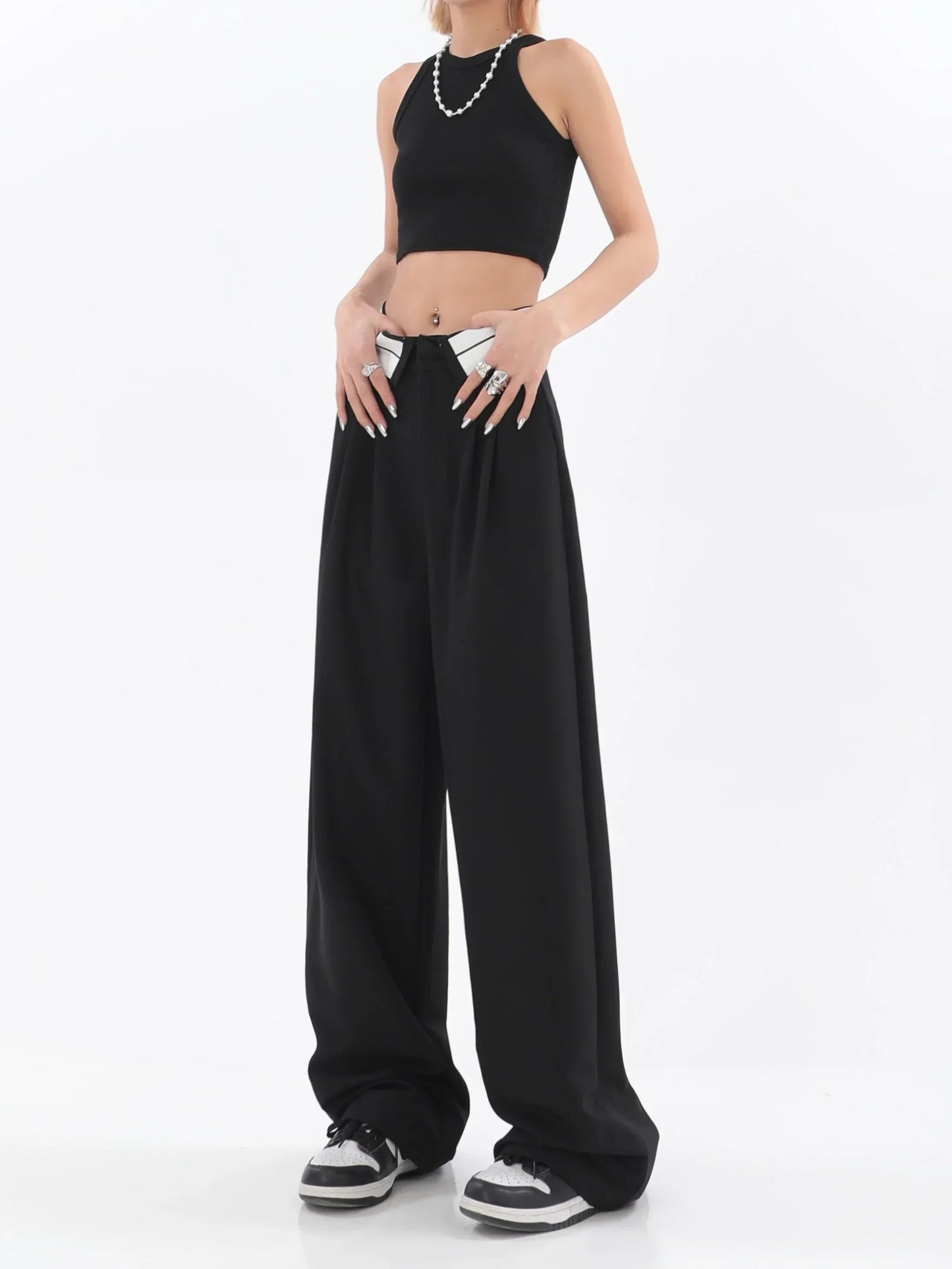 Out-Shine | Wide - Leg Pants With High Waist