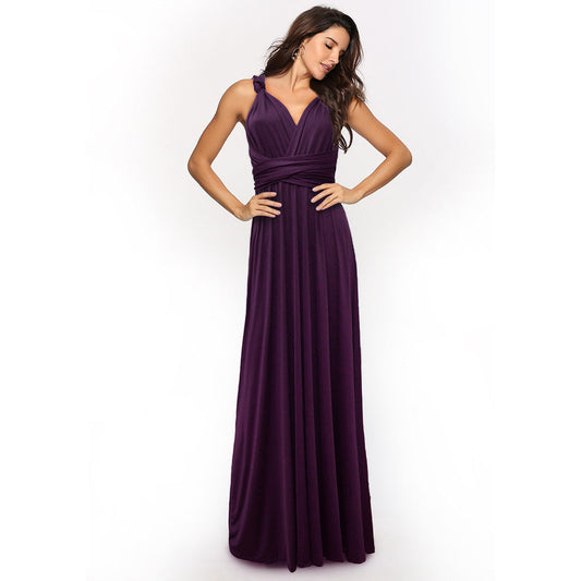 Out-Shine | Women's Multiway Wrap Convertible Boho Maxi Dress