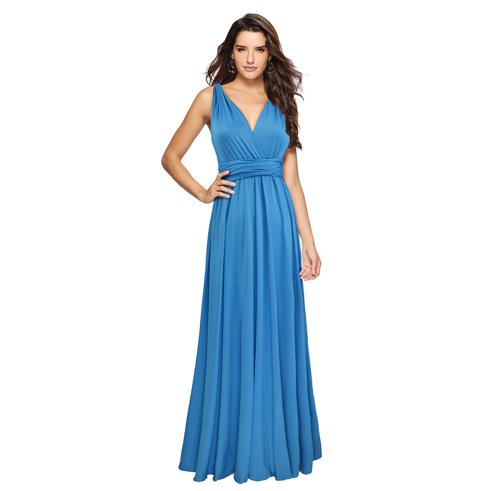 Out-Shine | Women's Multiway Wrap Convertible Boho Maxi Dress