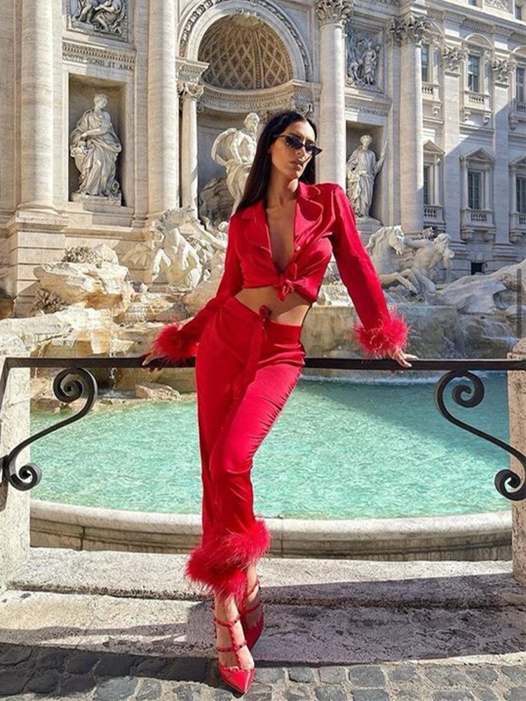 Out-Shine | Satin Pajama Set Solana