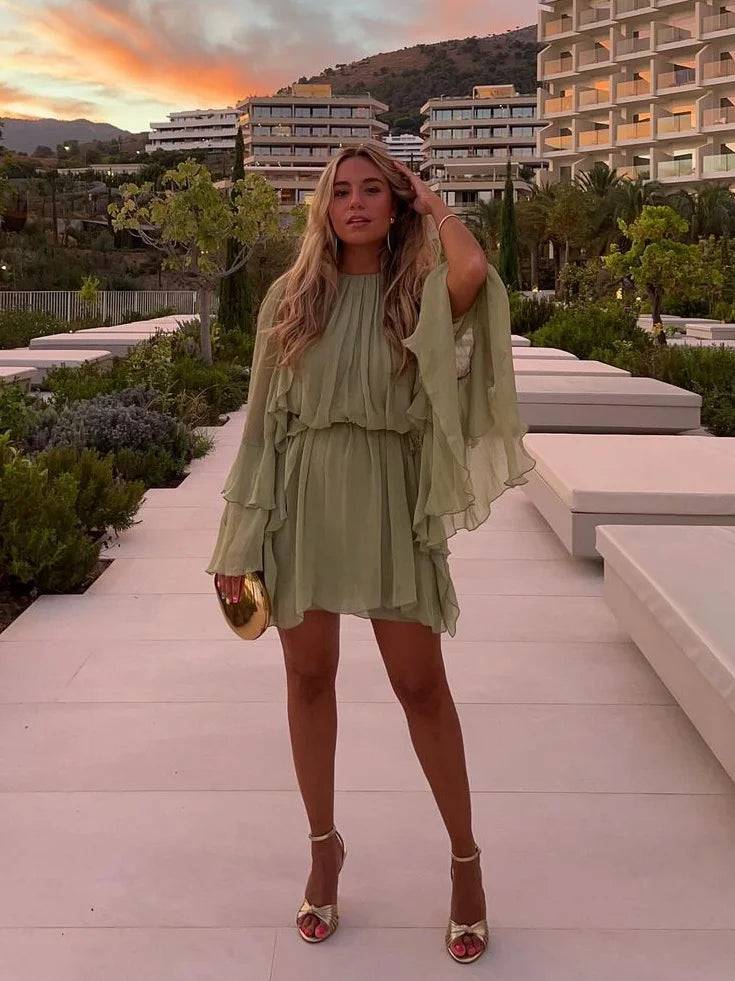 Out-Shine | Velvet Cutout Mini Dress