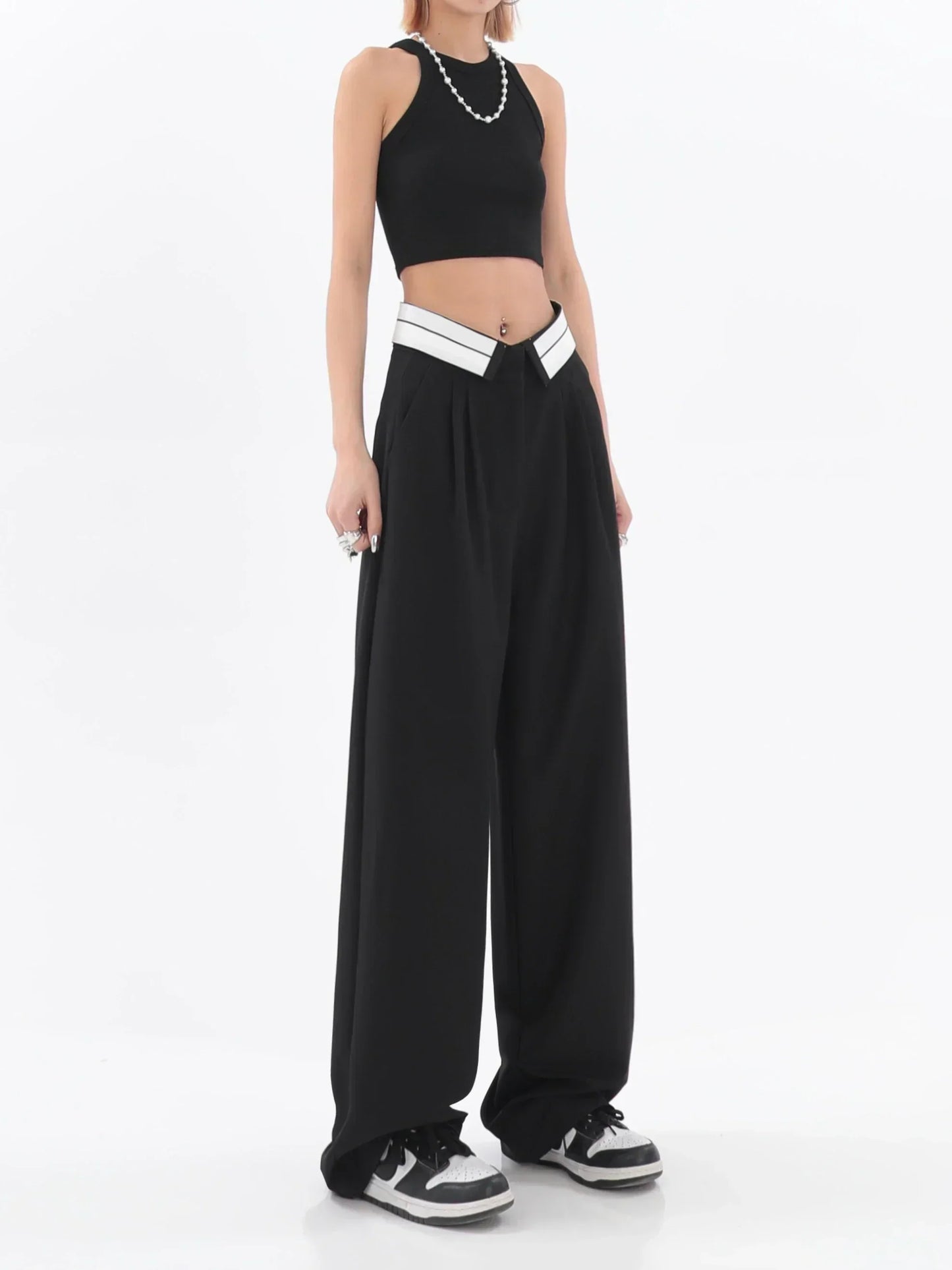 Out-Shine | Wide - Leg Pants With High Waist