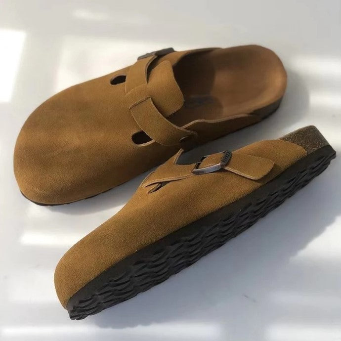 Brilla con luz propia | Sandalias Boston unisex de piel: estilo y calidad combinados