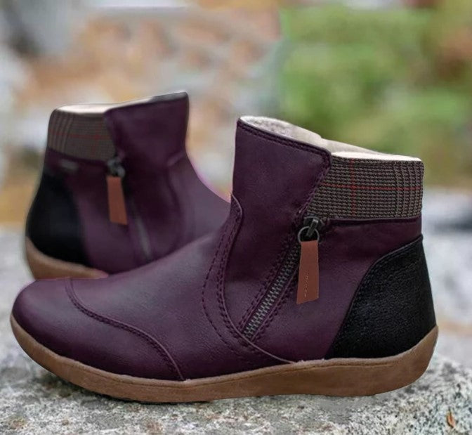 Botas Out-Shine | Botas de cuero ortopédicas e impermeables